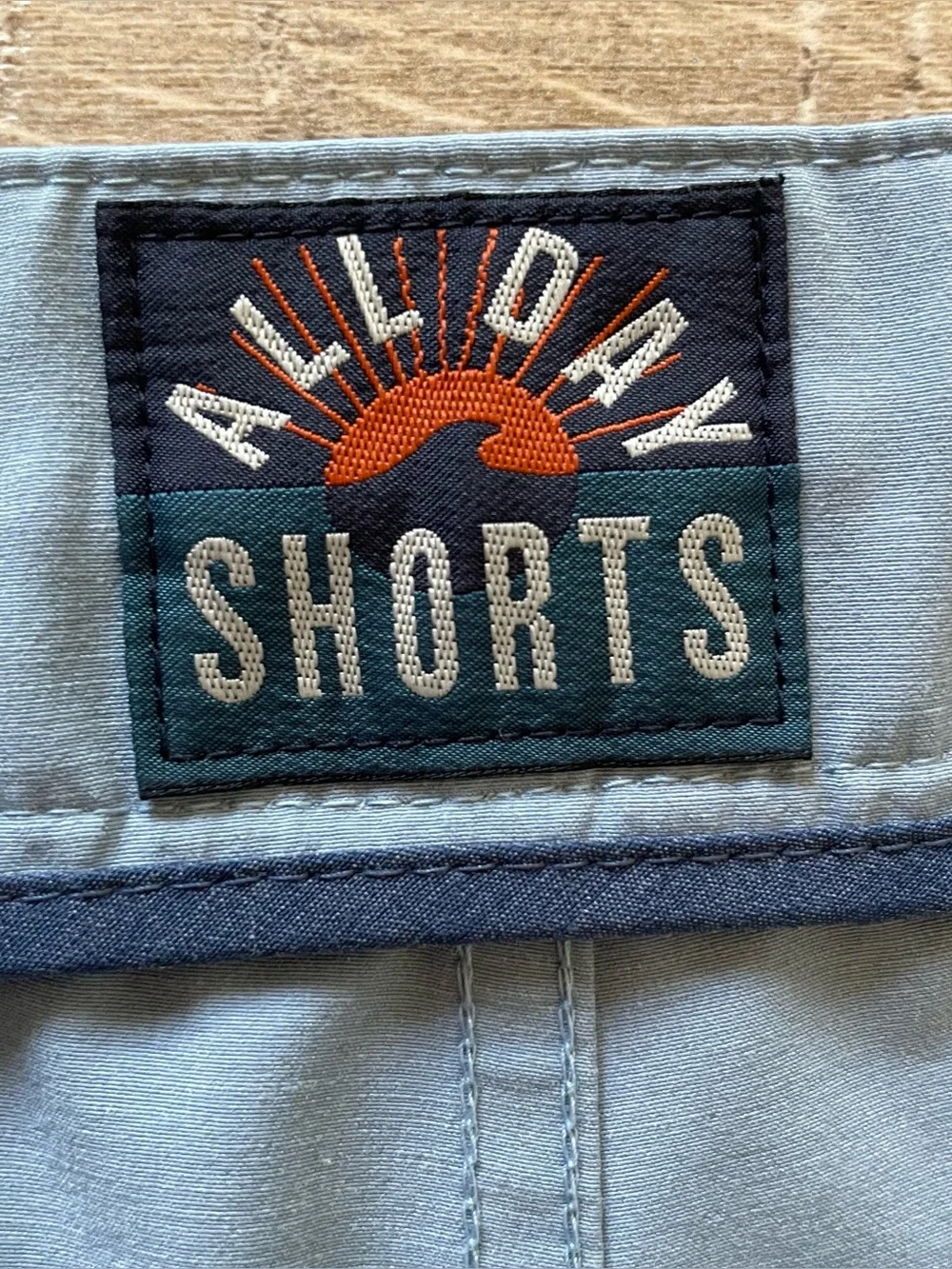 Faherty All Day Shorts Men’s 33 Blue Performance UPF 50+ Stretch Chino Shorts